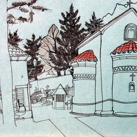 Монастырь. Сербия.