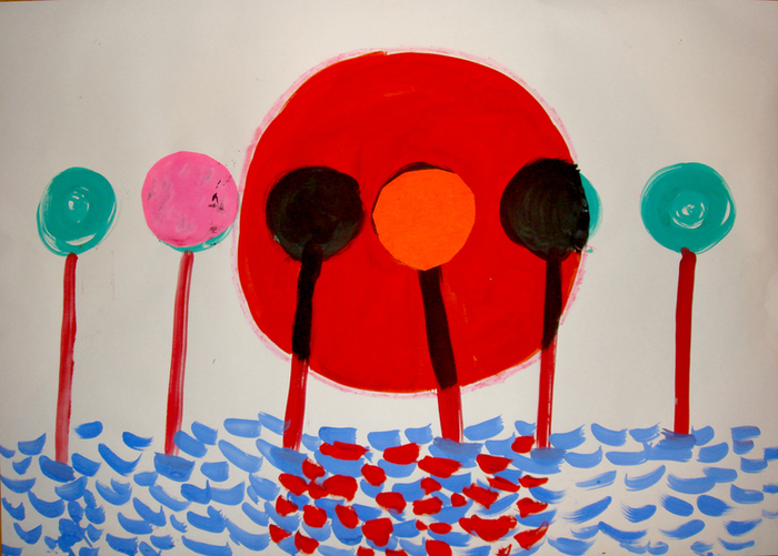 Деревья в воде