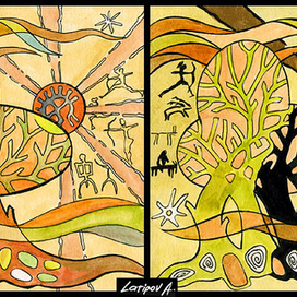 Дерево жизни (эскизы)