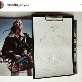 Fashion illustration из instagram 