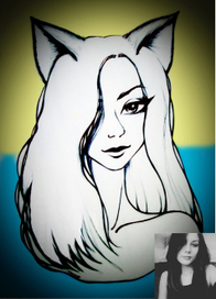 портрет девушки2