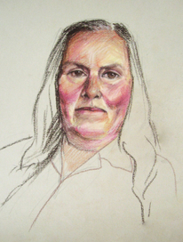 немолодая тётя Женя