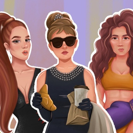 портрет в мультяшном стиле по фото