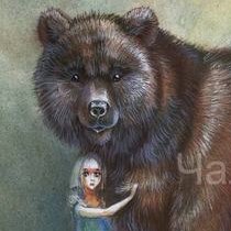 девочка и медведь