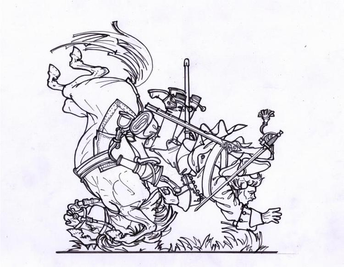 Бумажные солдатики. 