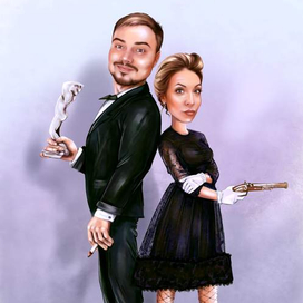 Цифровой шарж 