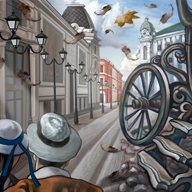 Городской пейзаж.г.Казань