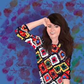 Весенний портрет девушки