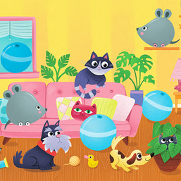 Книга издательства Clever. "Кошки и собаки"