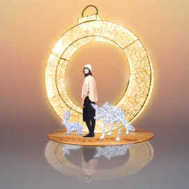 Новогодняя фотозона в ТЦ