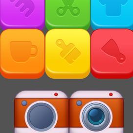 Фишки и Core-элементы для Match 2 Проекта