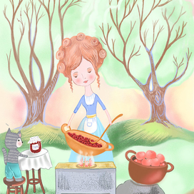 Феечка варит варенье