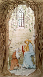 Иллюстрация к шведской сказки "Три тетушки" (2013)