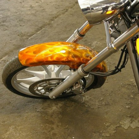 Аэрография "Огонь"