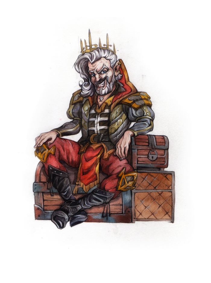 Над златом чахнет