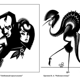 Любовный треугольник, райская птица