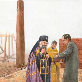 Иллюстрация к книге о свт. Иоанне Шанхайском