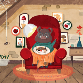 Осеннее хобби кабанчика 