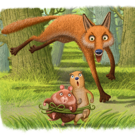 Хома и Суслик. бежим прямо!!