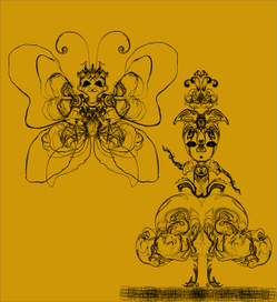 Принцесска с бабочкой