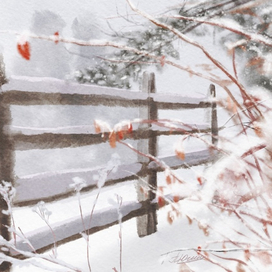 Зимний пейзаж 