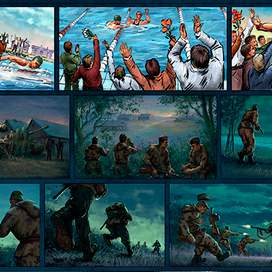 Комикс для проекта "Страна героев".