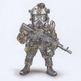 Боец спецназа