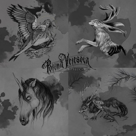 Серия работ "Сказки Вепсского леса"