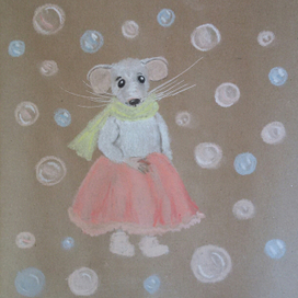 Быстрый скетч пастелью