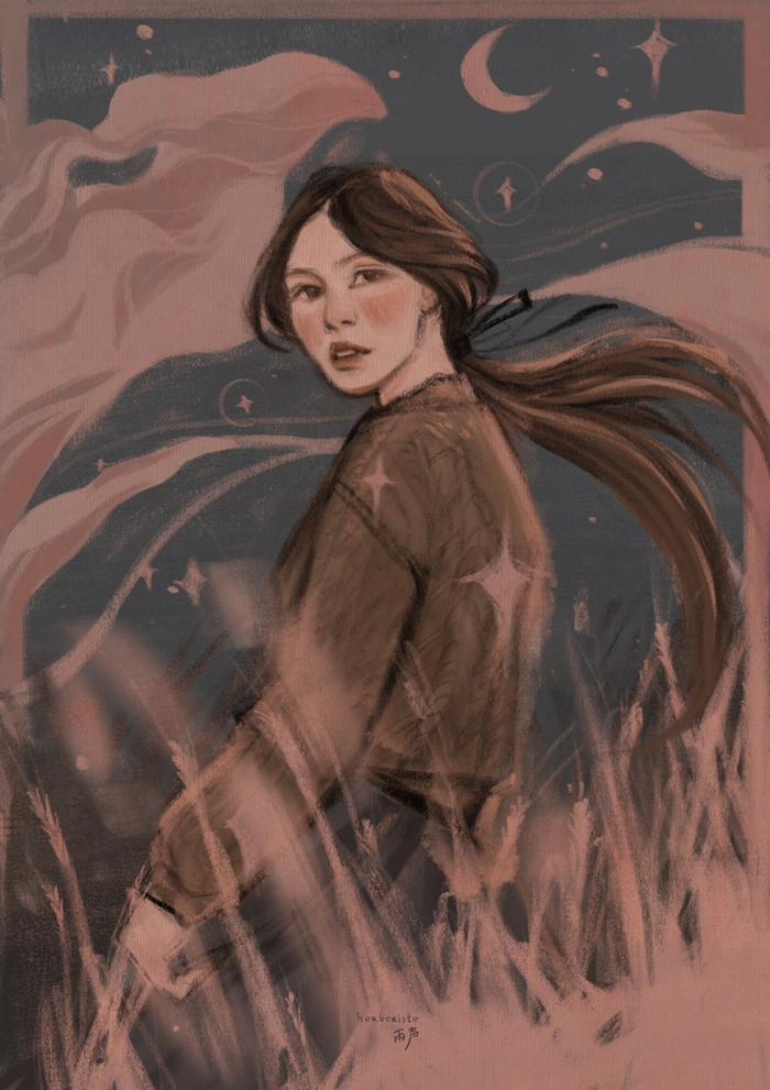 вечернее поле