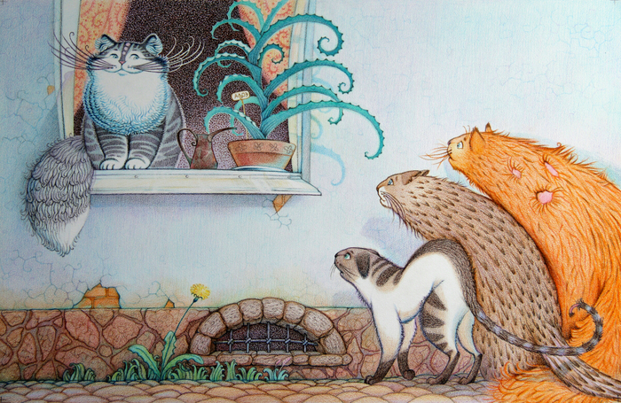 "И теперь этот кот - знаменитый..." 