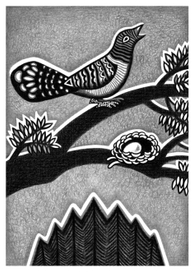 иллюстрация к книге В. Яговдика «Синий колодец». 2012