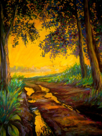 Дорога в лесу