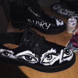 Роспись ботинок