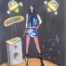 Учитель танцев. Tanzlehrerin.