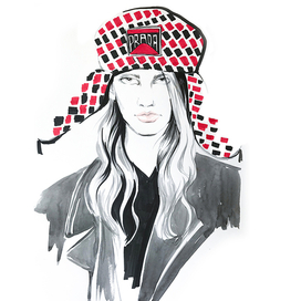 Прада/ фэшн-иллюстрация