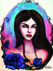 Портрет акварелью