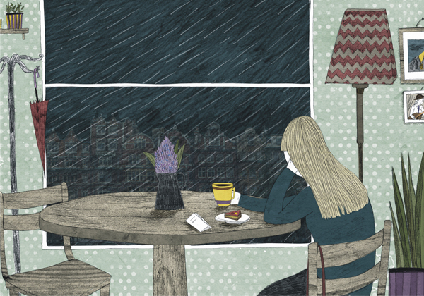 Waiting for the sunshine.