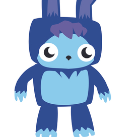 Заяц в векторе