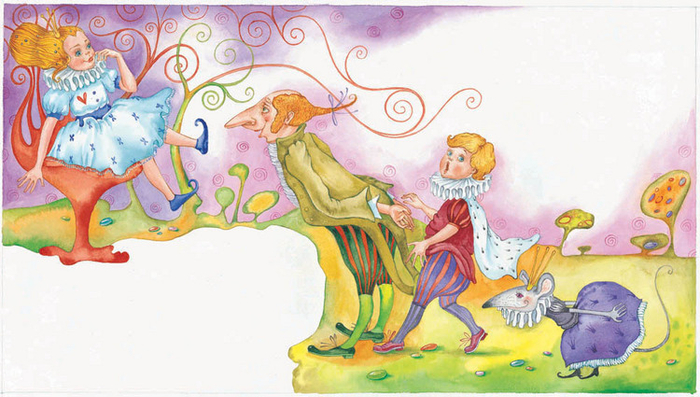 иллюстрация к сказке Гофмана"Щелкунчик и мышиный король"