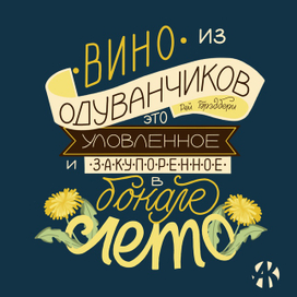 Вино из одуванчиков 