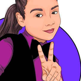 портрет векторный