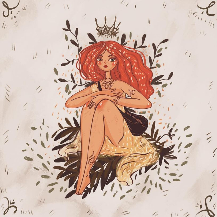 лесная девушка