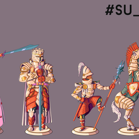 Финальная сборка фигурок для #Su_whiteblack