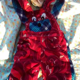 Штаны на лямках