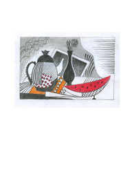 натюрморт с арбузом