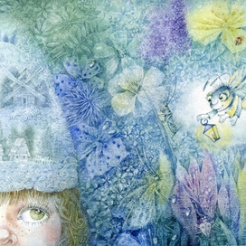 Иллюстрация к книге Л. Стружецкой "Ночь Жука Светлячка" 9