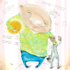 утро на крыше