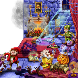 Гномы в спальне Иллюминозо