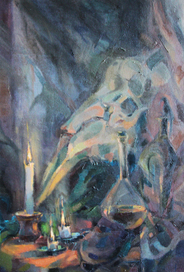 натюрморт с черепом